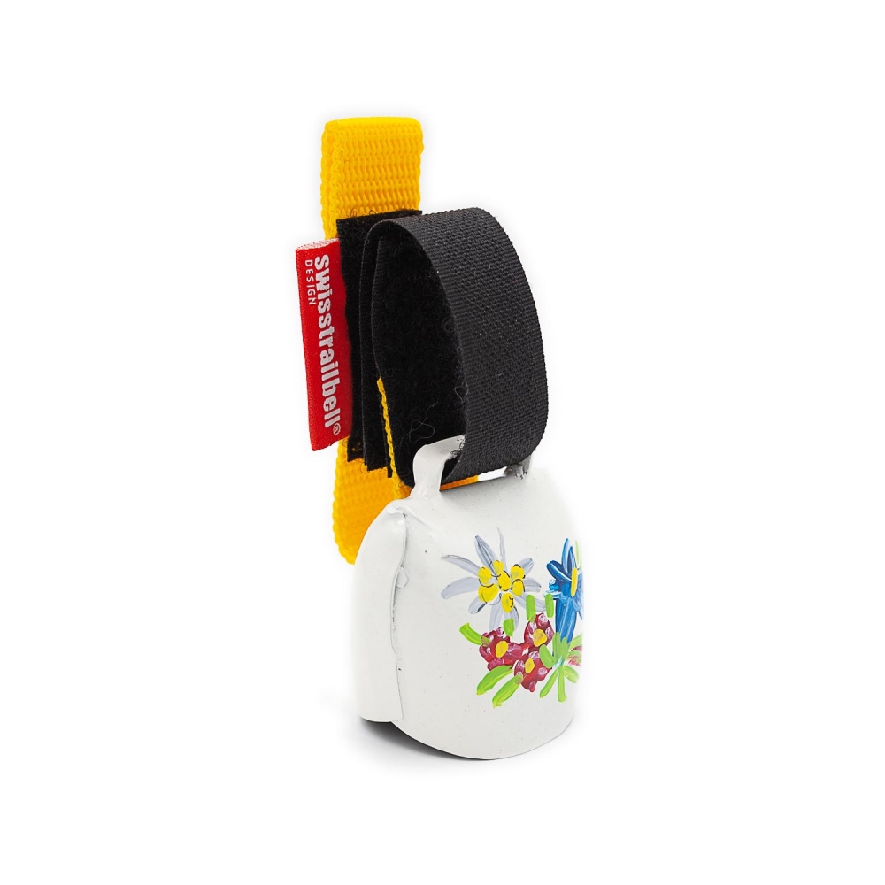 swisstrailbell® White "Alpenblumen" / yellow